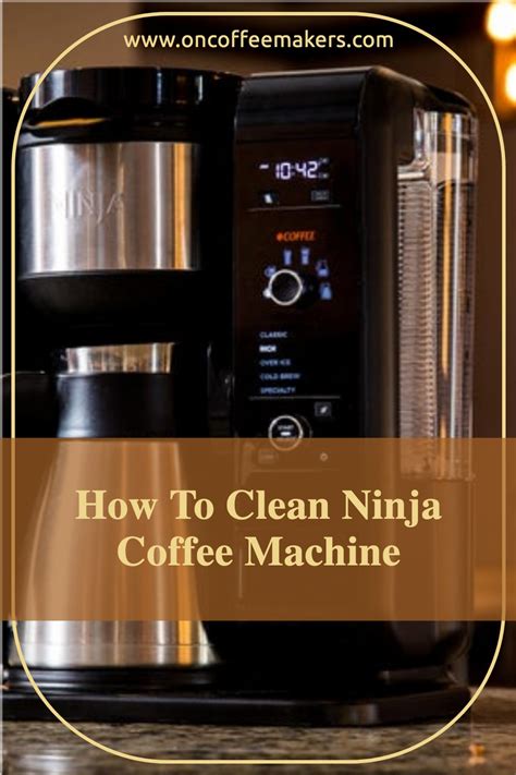 clean function ninja coffee maker